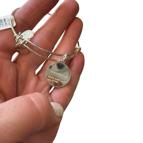 NWT Alex and Ani Silver Bracelet - Picture 2 of 2